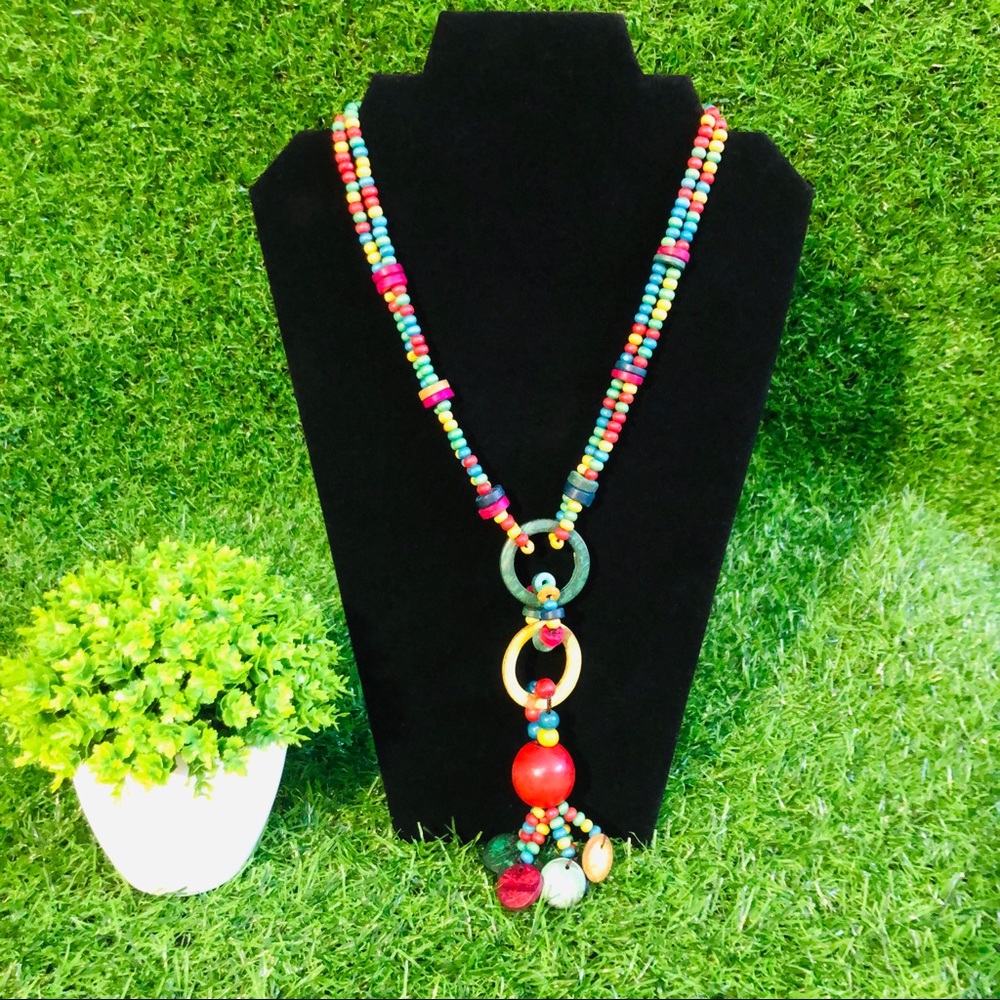 Wood & Coconut Wood Necklace